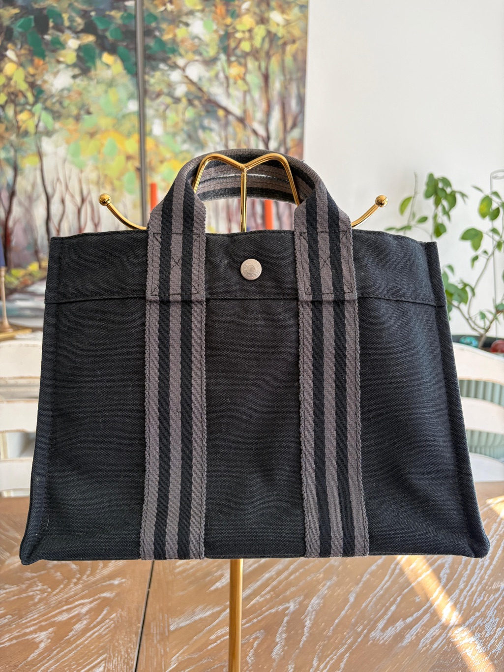Hermes French Festival Hawaii 2002 Bicolor Fourre Tout Mm Bag Tote Bag
